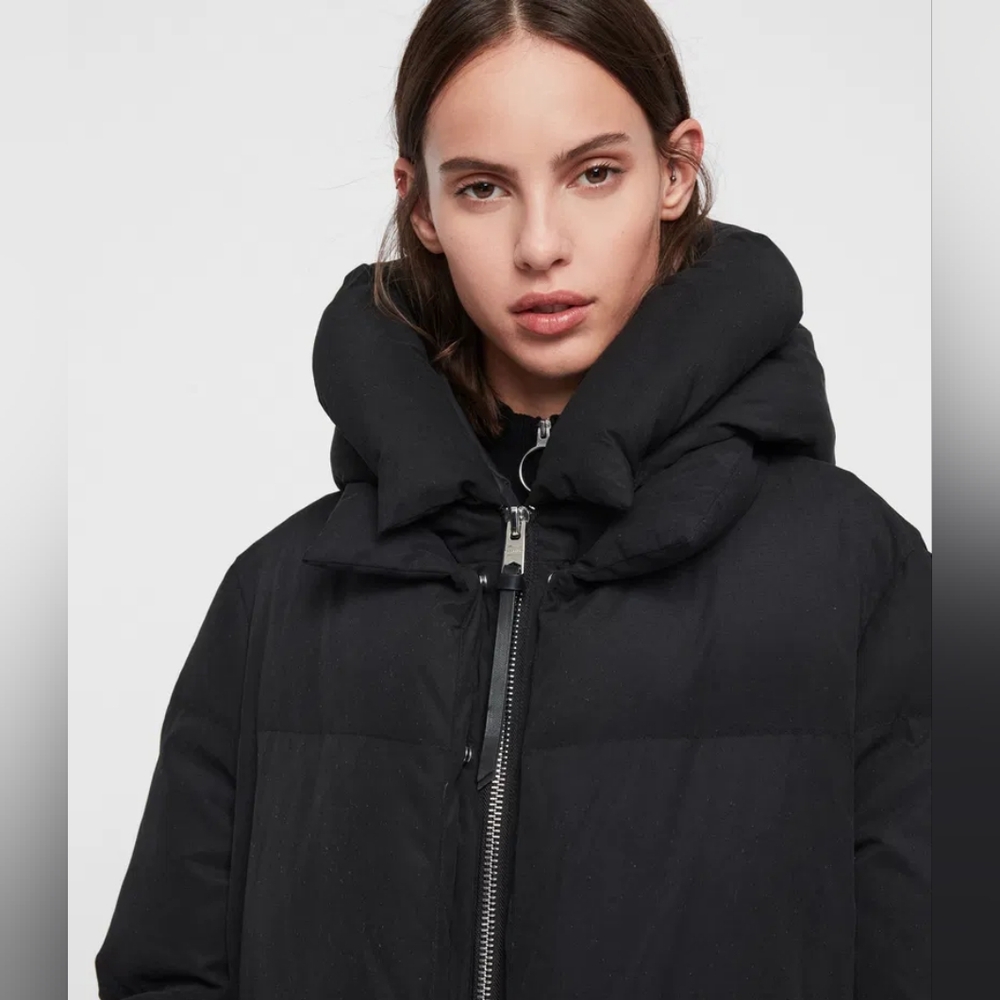 All Saints Ester Puffer Parka Coat - Picture 8 of 15